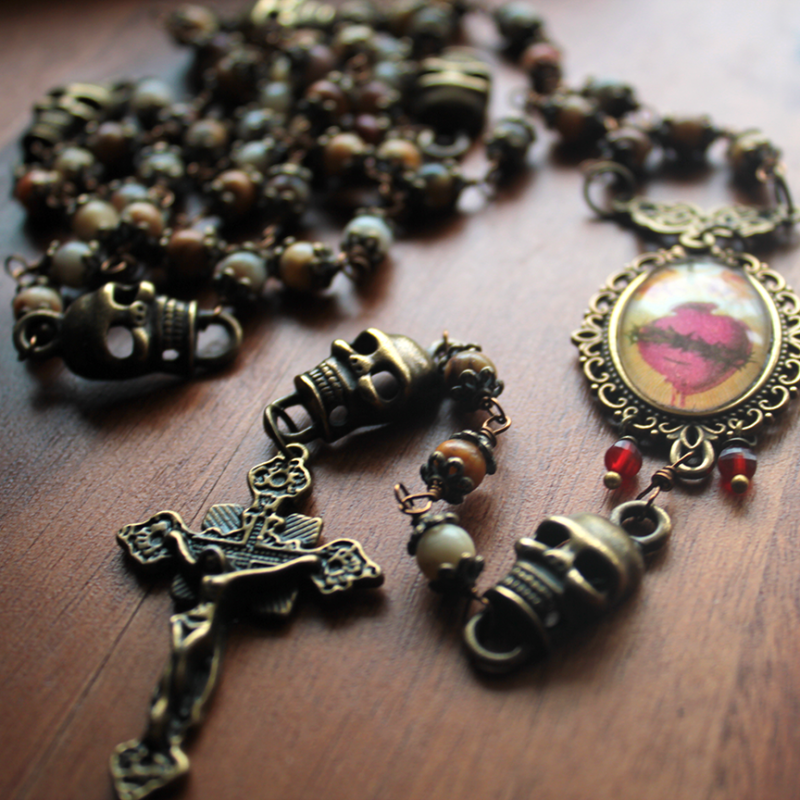 (SOLD) Memento Mori Rosary